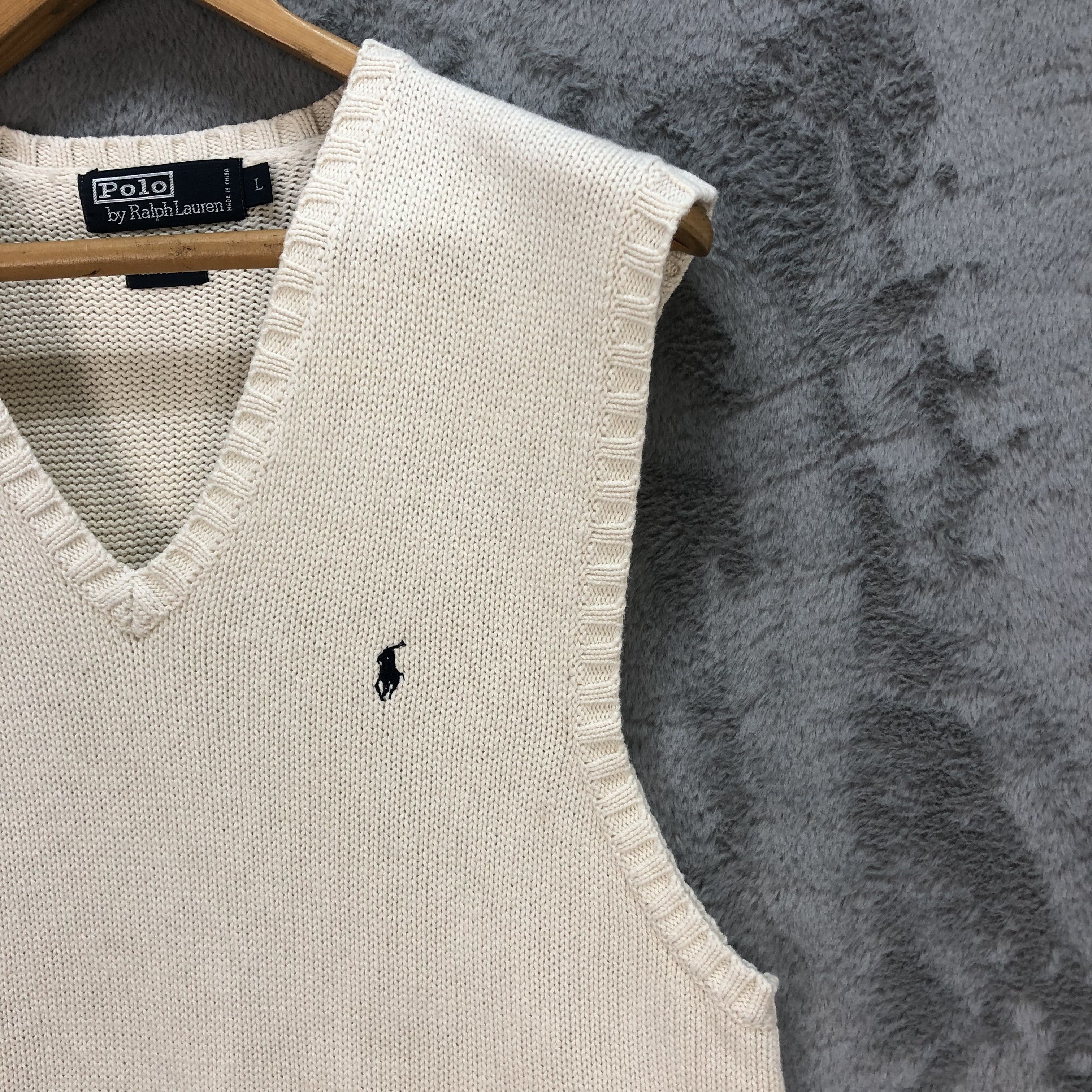 Polo Ralph Lauren Polo Ralph Lauren Knitted Sleeveless Sweater #5891-42 Size US L / EU 52-54 / 3 - 6 Thumbnail