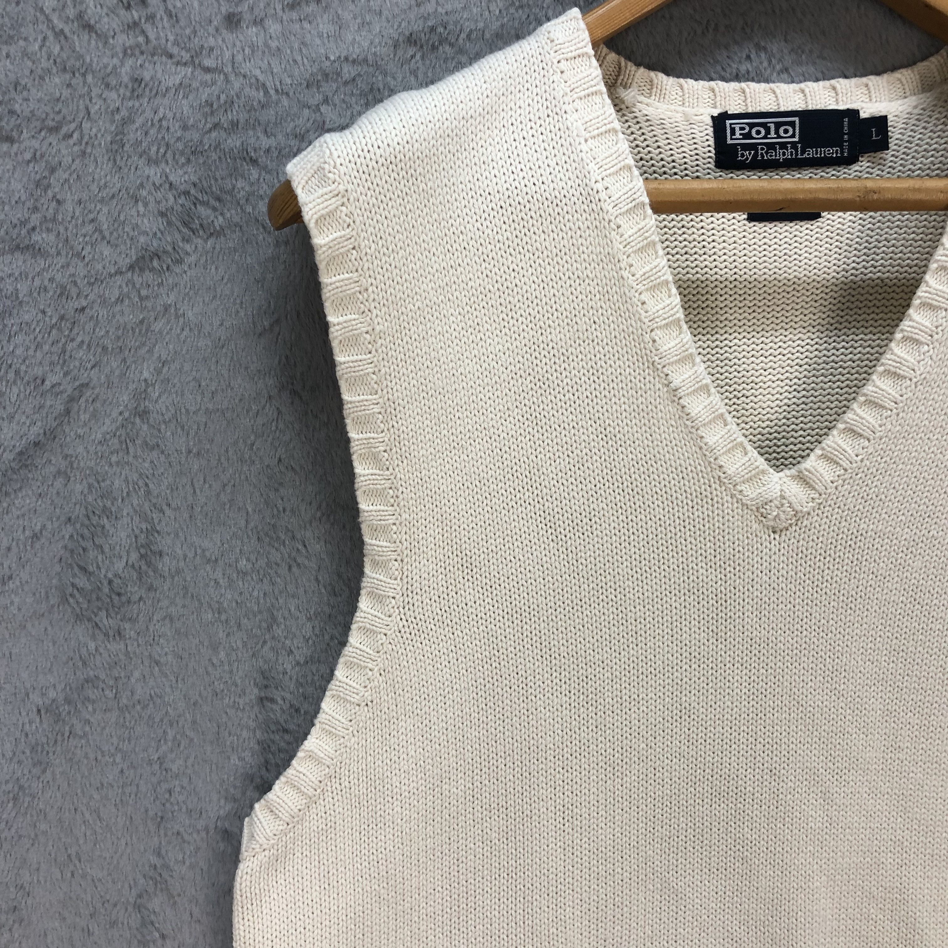 Polo Ralph Lauren Polo Ralph Lauren Knitted Sleeveless Sweater #5891-42 Size US L / EU 52-54 / 3 - 5 Thumbnail