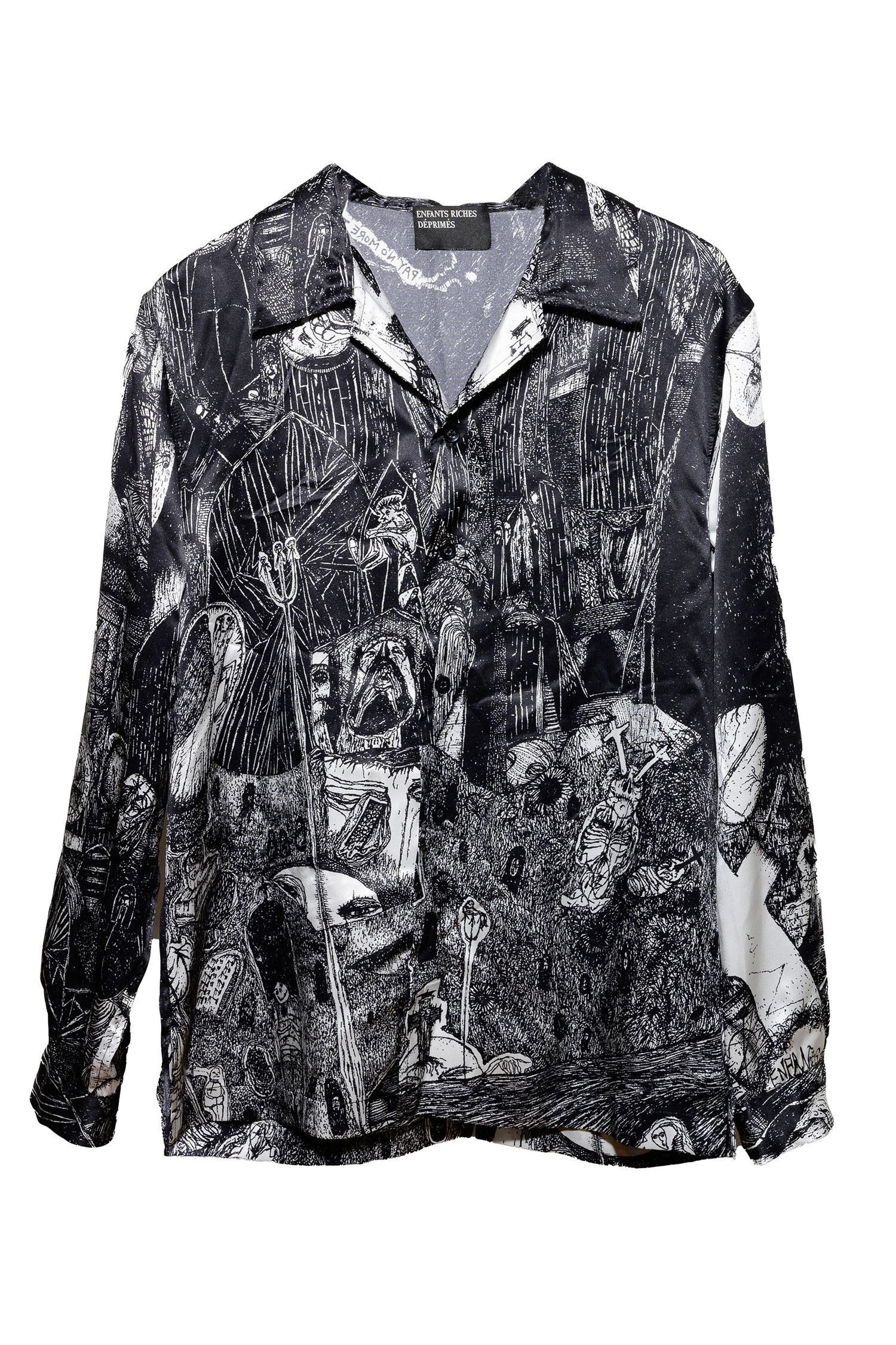 Enfants Riches Deprimes (New) ERD AW’20 “Rudimentary” Silk shirt / LS Size US M / EU 48-50 / 2 - 12 Thumbnail