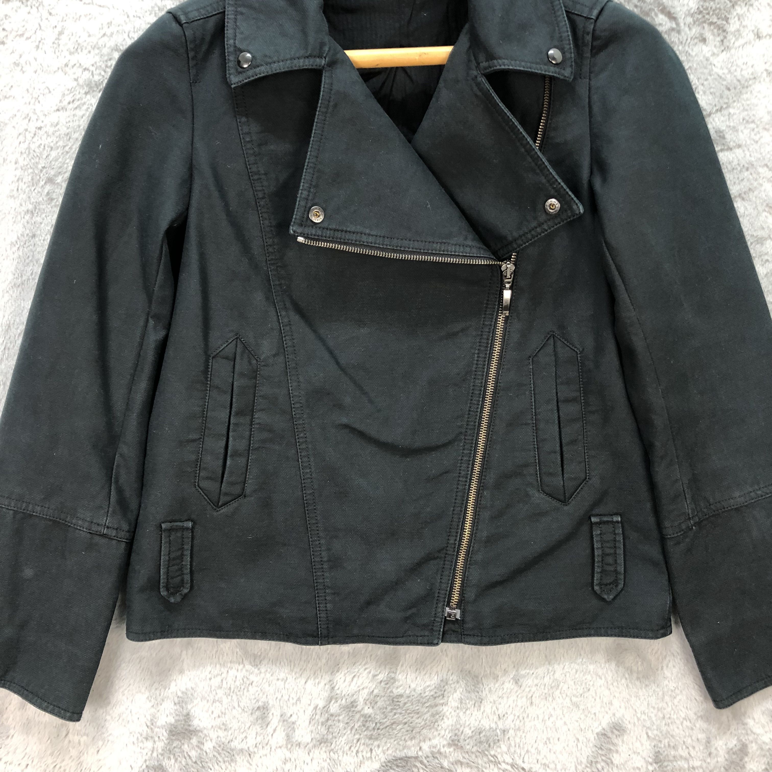 Japanese Brand Comptoir Des Cotonniers Double Collar Jacket #5903-43 Size S / US 4 / IT 40 - 3 Thumbnail
