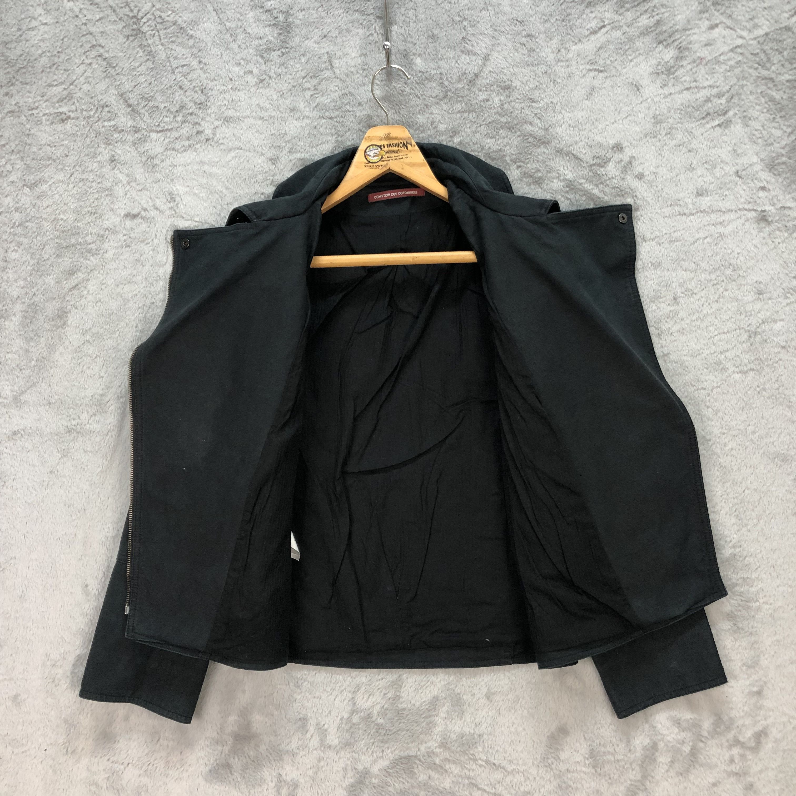 Japanese Brand Comptoir Des Cotonniers Double Collar Jacket #5903-43 Size S / US 4 / IT 40 - 6 Thumbnail