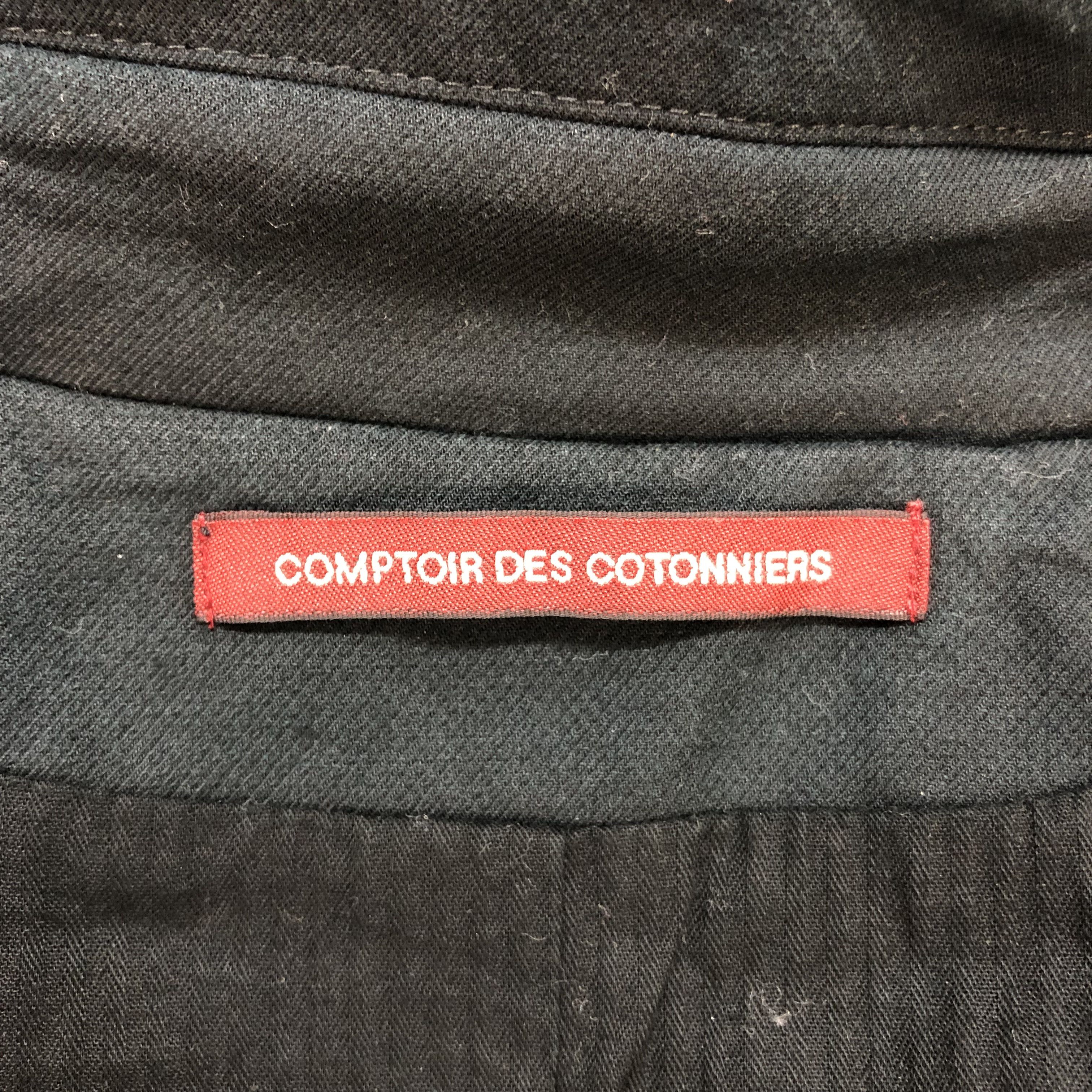 Japanese Brand Comptoir Des Cotonniers Double Collar Jacket #5903-43 Size S / US 4 / IT 40 - 7 Thumbnail