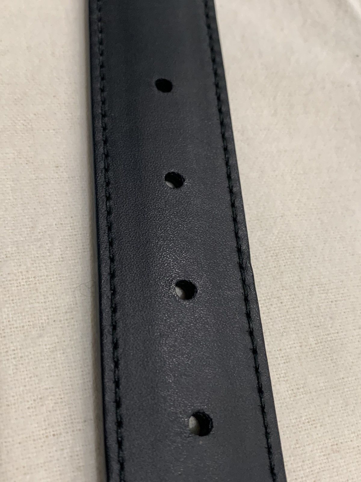 Berluti (NEW) Berluti SS’18 black floral engraved leather belt Size 32 - 9 Thumbnail