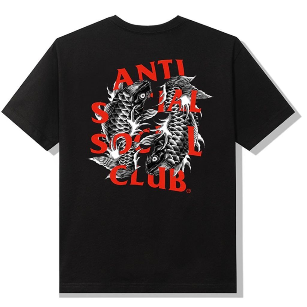 T-shirt Anti Social Social Club Spiral Tee Black - Taille Large, Neuf Avec étiquettes