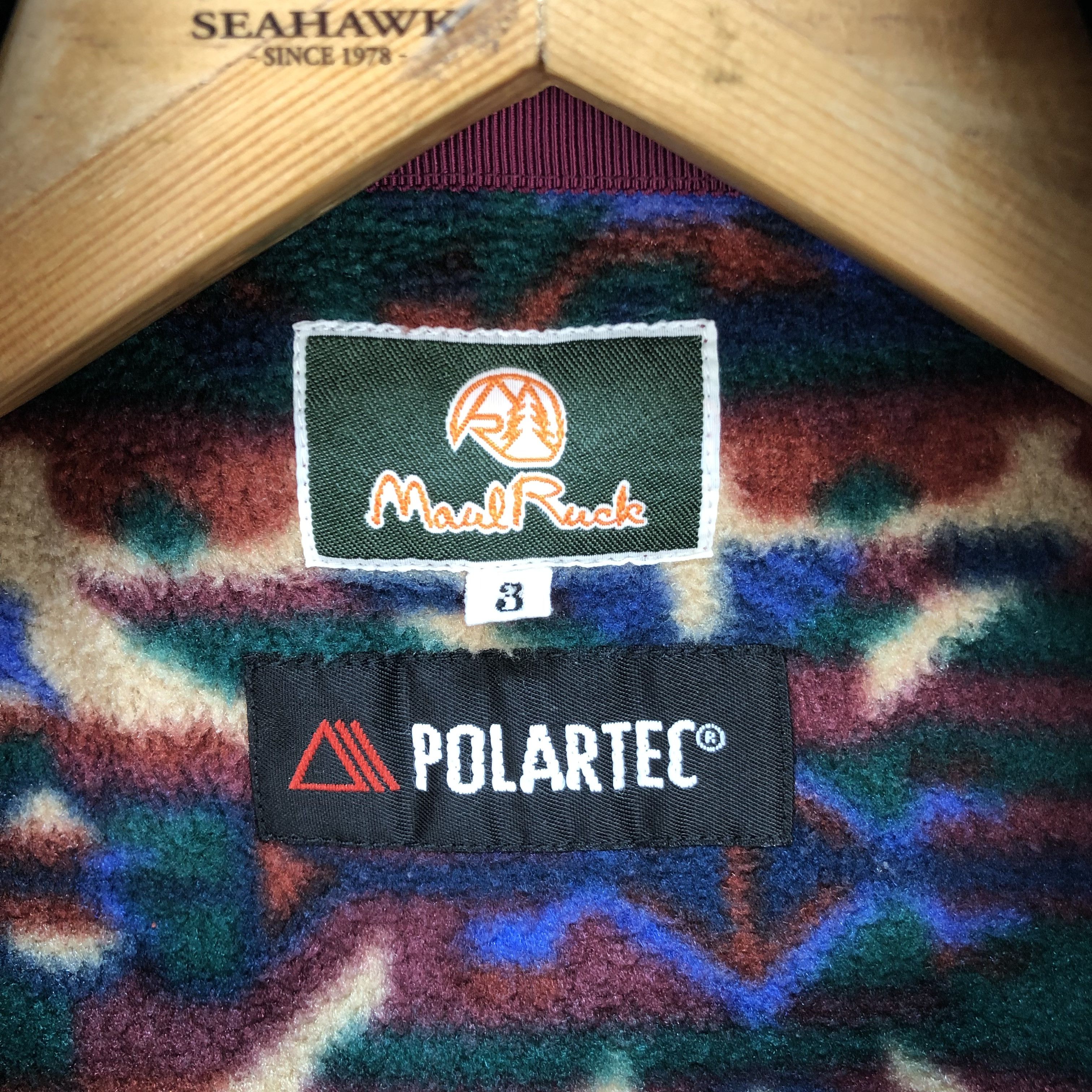 Japanese Brand Maul Ruck Polartec Navajo Design Fleece #5898-42 Size US M / EU 48-50 / 2 - 7 Thumbnail