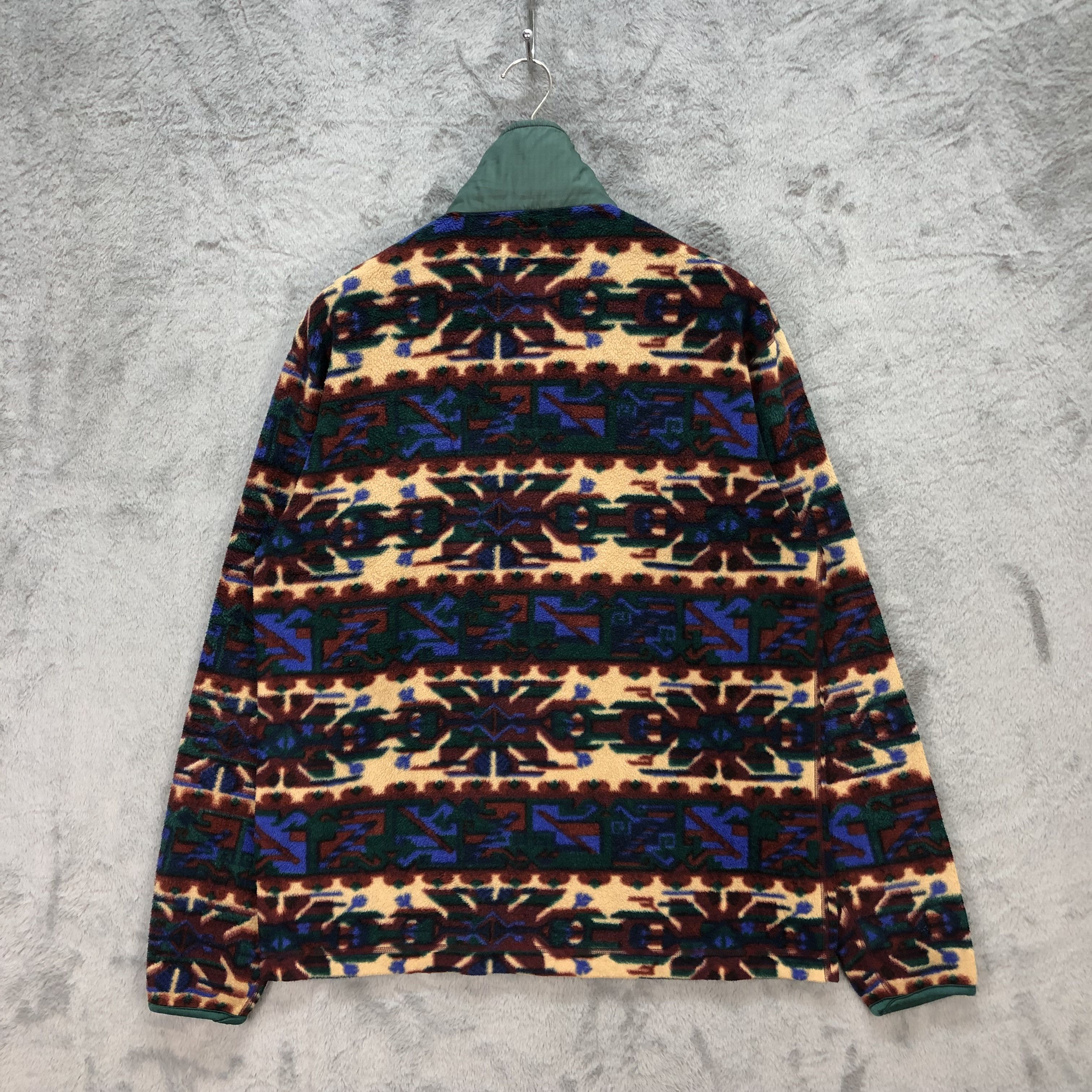 Japanese Brand Maul Ruck Polartec Navajo Design Fleece #5898-42 Size US M / EU 48-50 / 2 - 10 Thumbnail