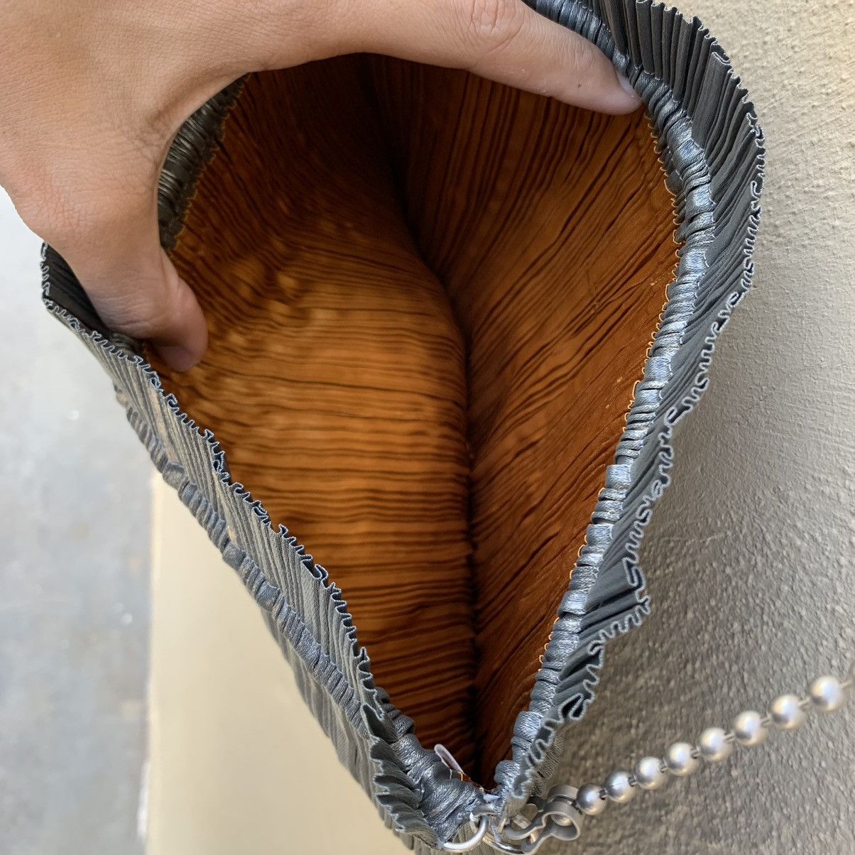 Issey Miyake Pleats Please Issey Miyake Clutch Bag / Shoulder bag Size ONE SIZE - 6 Thumbnail