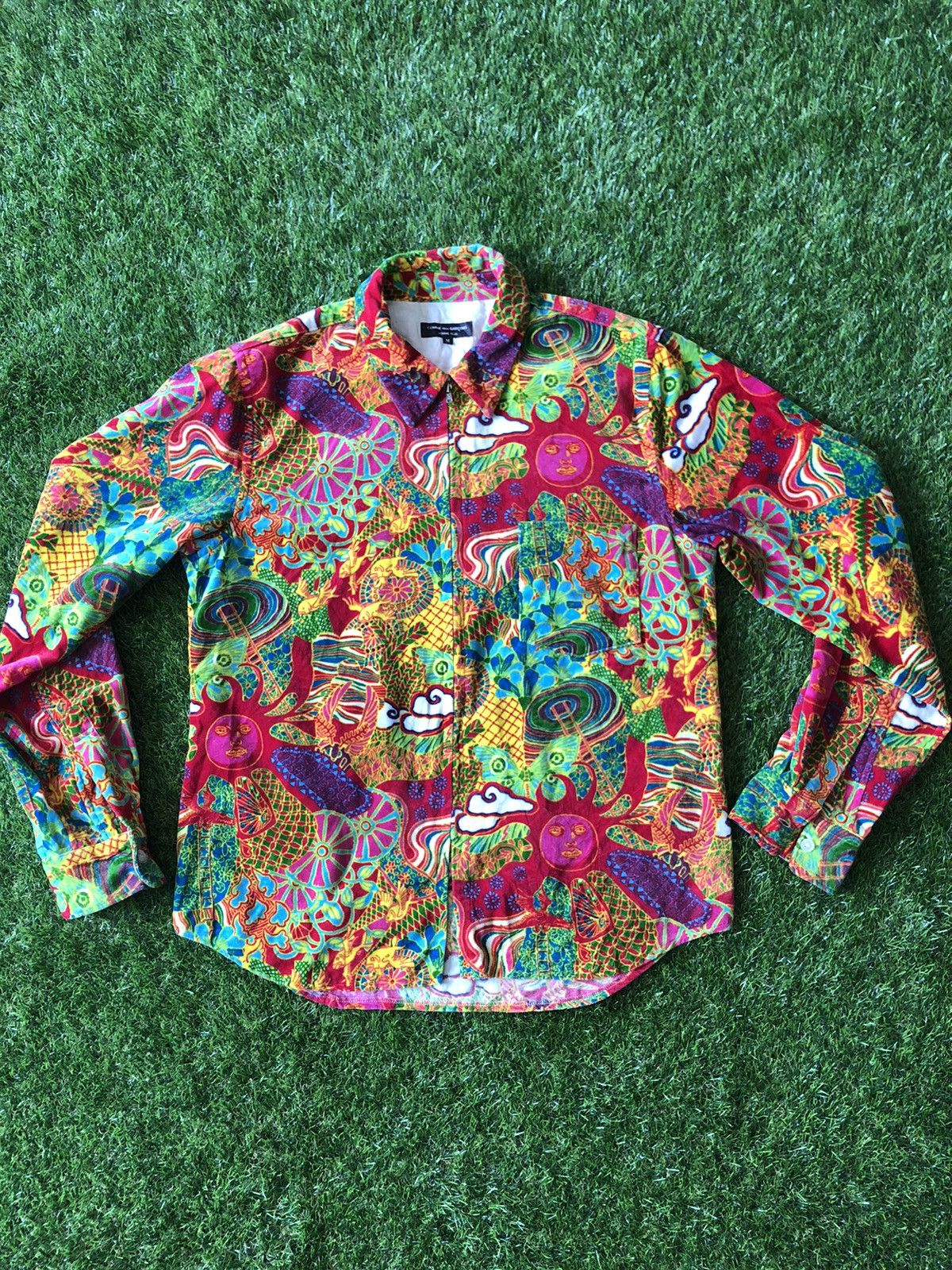Comme des Garcons Vintage Comme des Garcons long sleeve floral Size US M / EU 48-50 / 2 - 8 Thumbnail