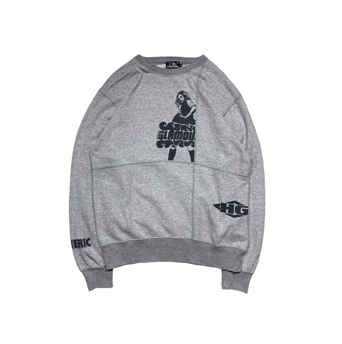 Hysteric Glamour × Vintage Rare Hysteric Glamour Sexy Girl Hysteric Rock Sweatshirt Size US M / EU 48-50 / 2 - 1 Thumbnail