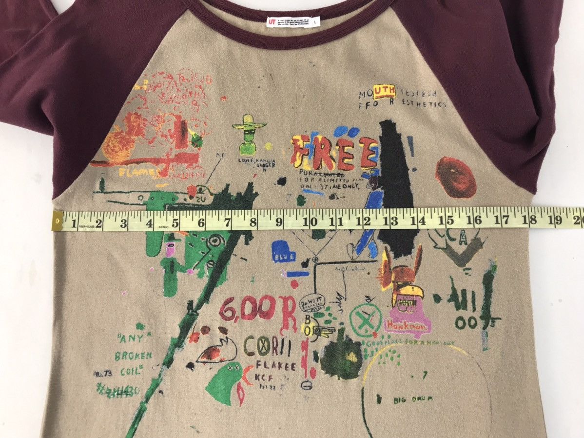 Japanese Brand × Jean-Michel Basquiat Jean Michel Basquiat Big Logo Graphic Long Sleeve Design Size US S / EU 44-46 / 1 - 8 Thumbnail