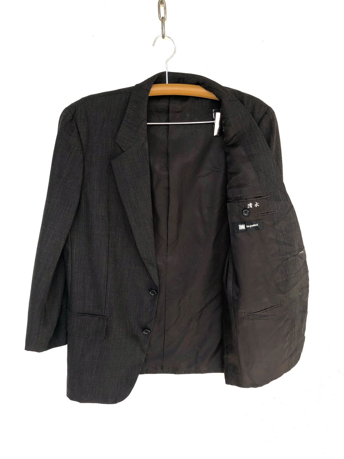 Homme Plisse Issey Miyake Old Issey Miyake Small Checked Plaid Hemp Wool Blazer Jacket Size US M / EU 48-50 / 2 - 1 Thumbnail