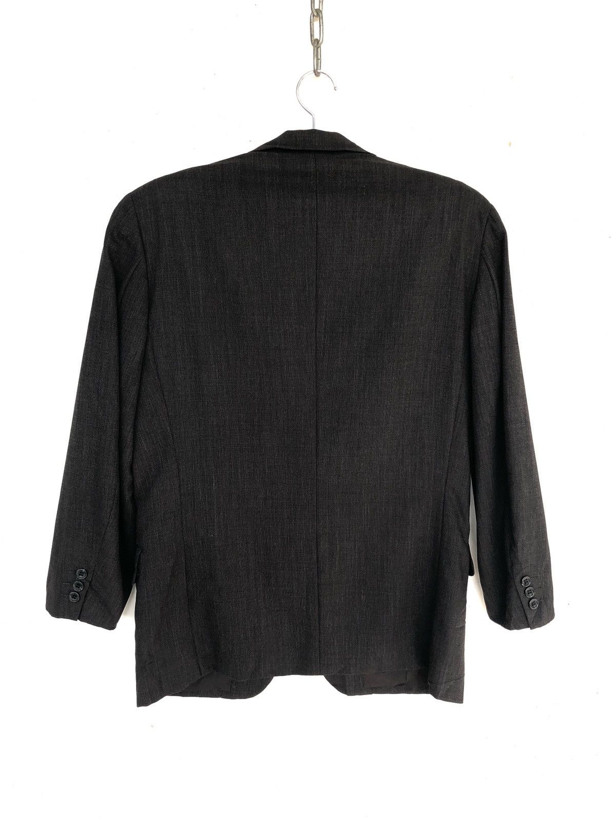Homme Plisse Issey Miyake Old Issey Miyake Small Checked Plaid Hemp Wool Blazer Jacket Size US M / EU 48-50 / 2 - 5 Thumbnail