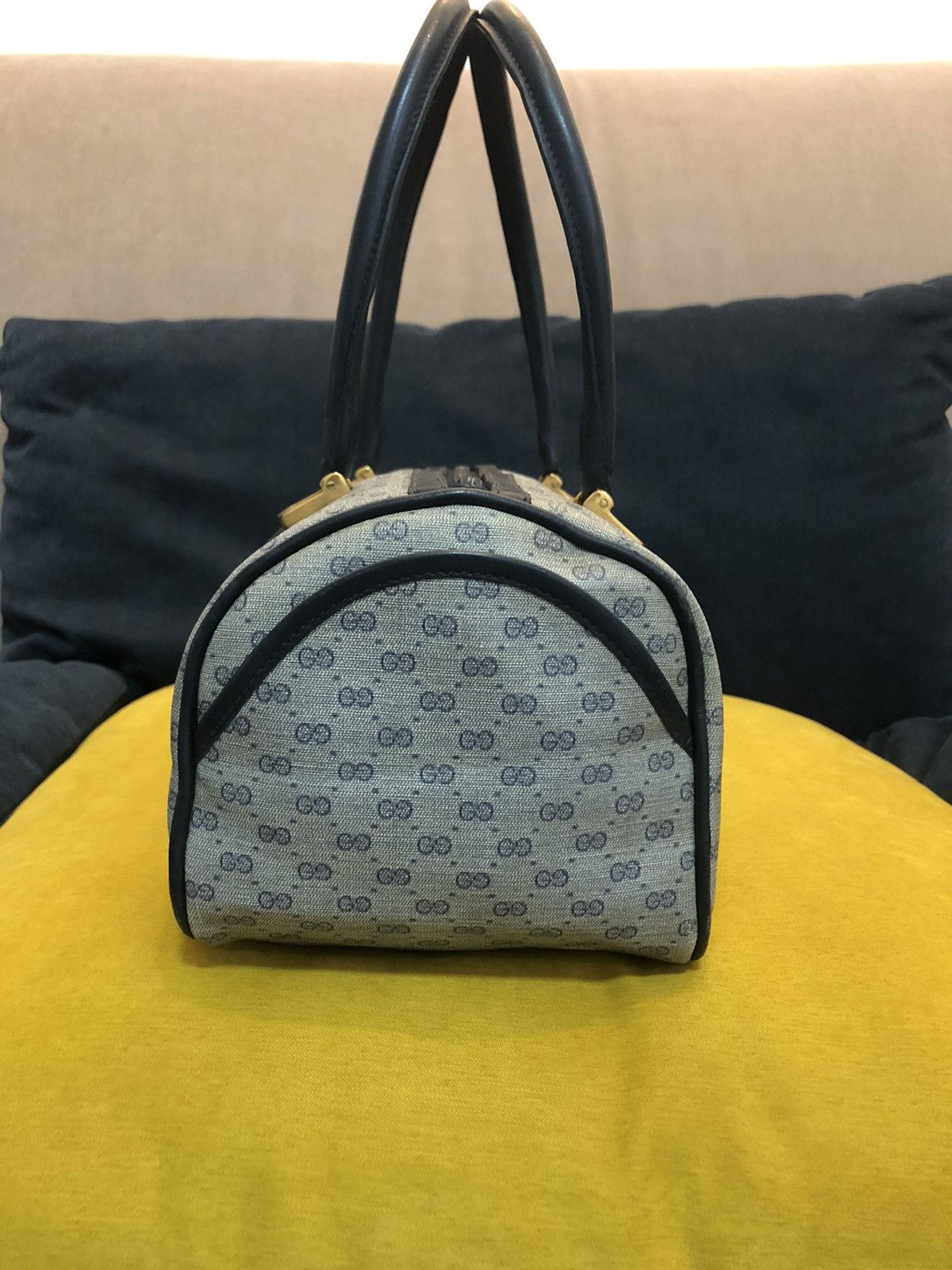 Gucci Authentic Vintage Gucci Boston Monogram Bag Size ONE SIZE - 3 Thumbnail