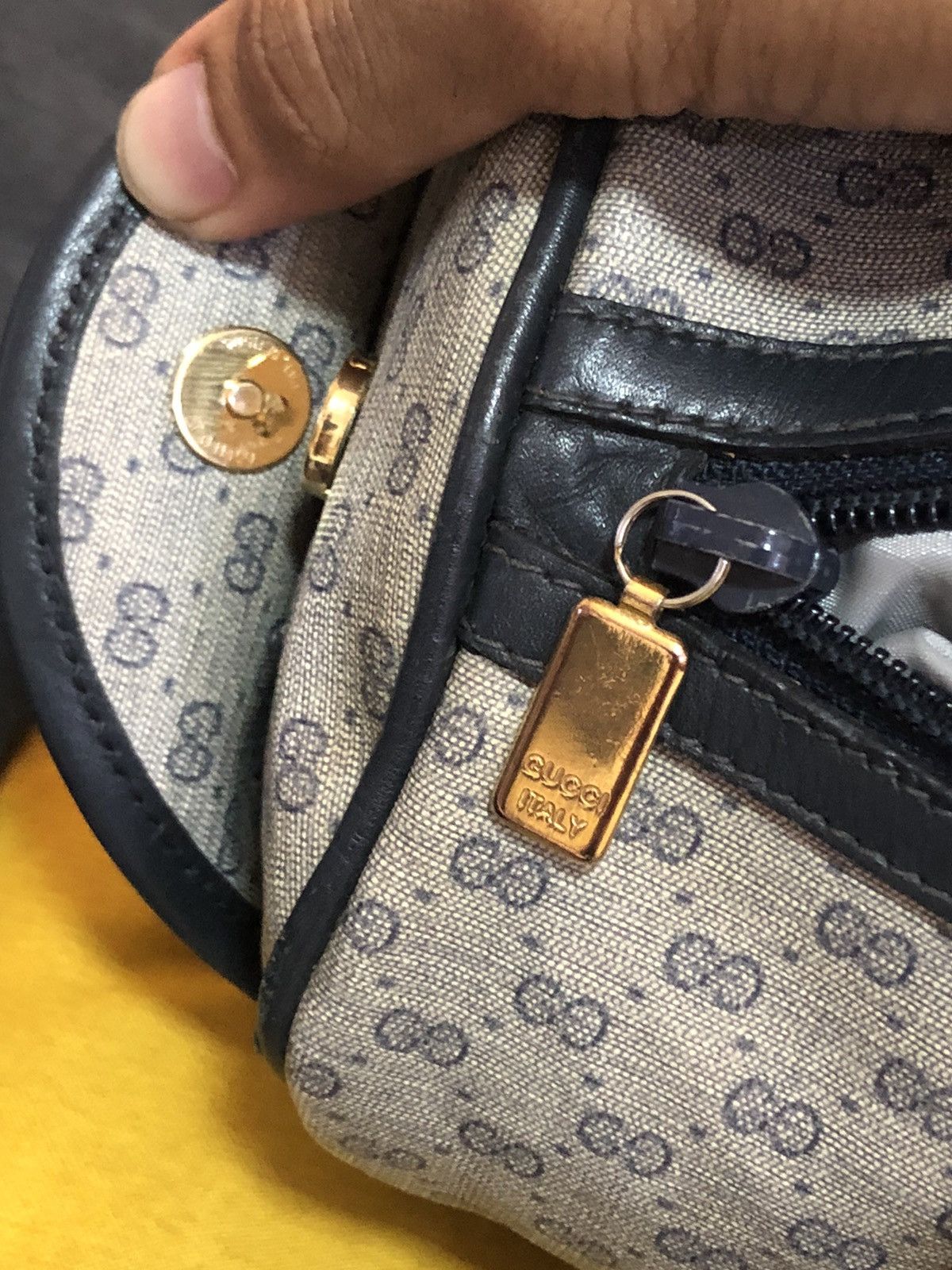 Gucci Authentic Vintage Gucci Boston Monogram Bag Size ONE SIZE - 13 Thumbnail