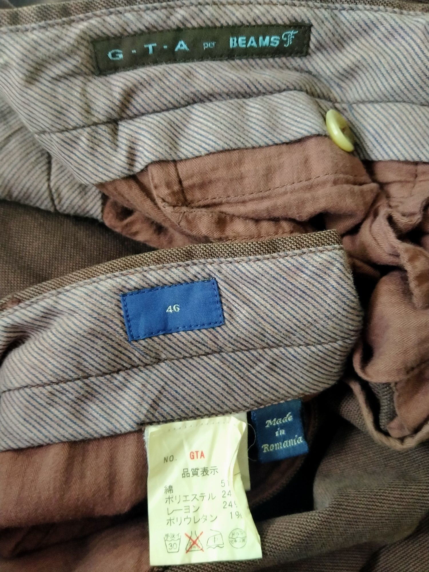 Beams Plus Japanese Brand Beams X G.T.A Trouser Pant Made In Romania Size US 32 / EU 48 - 10 Thumbnail