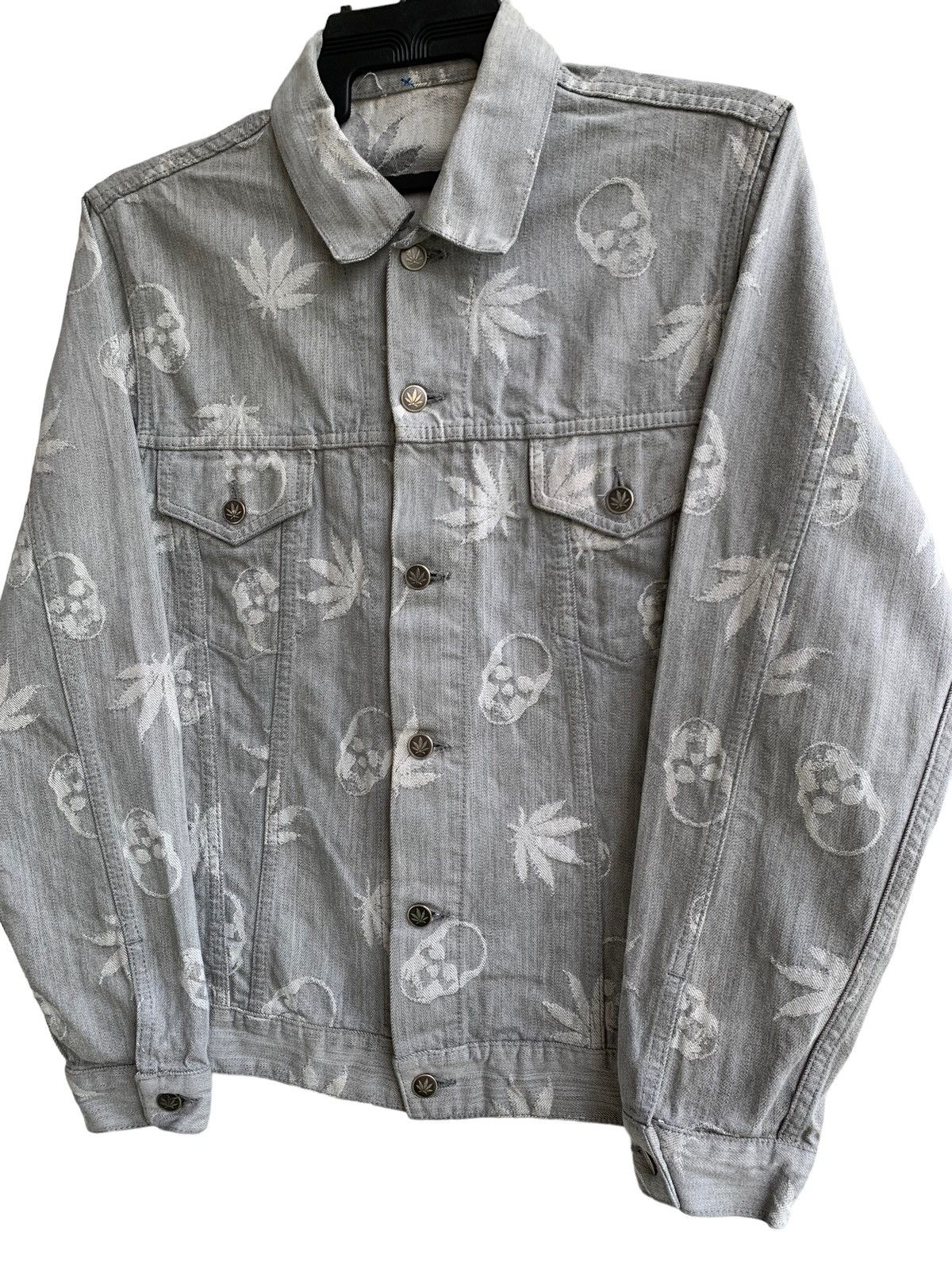 Helmut Lang 🔥Vtg Lucian Pellat Finet Trucker Skull marijuana leaves Size US S / EU 44-46 / 1 - 5 Thumbnail
