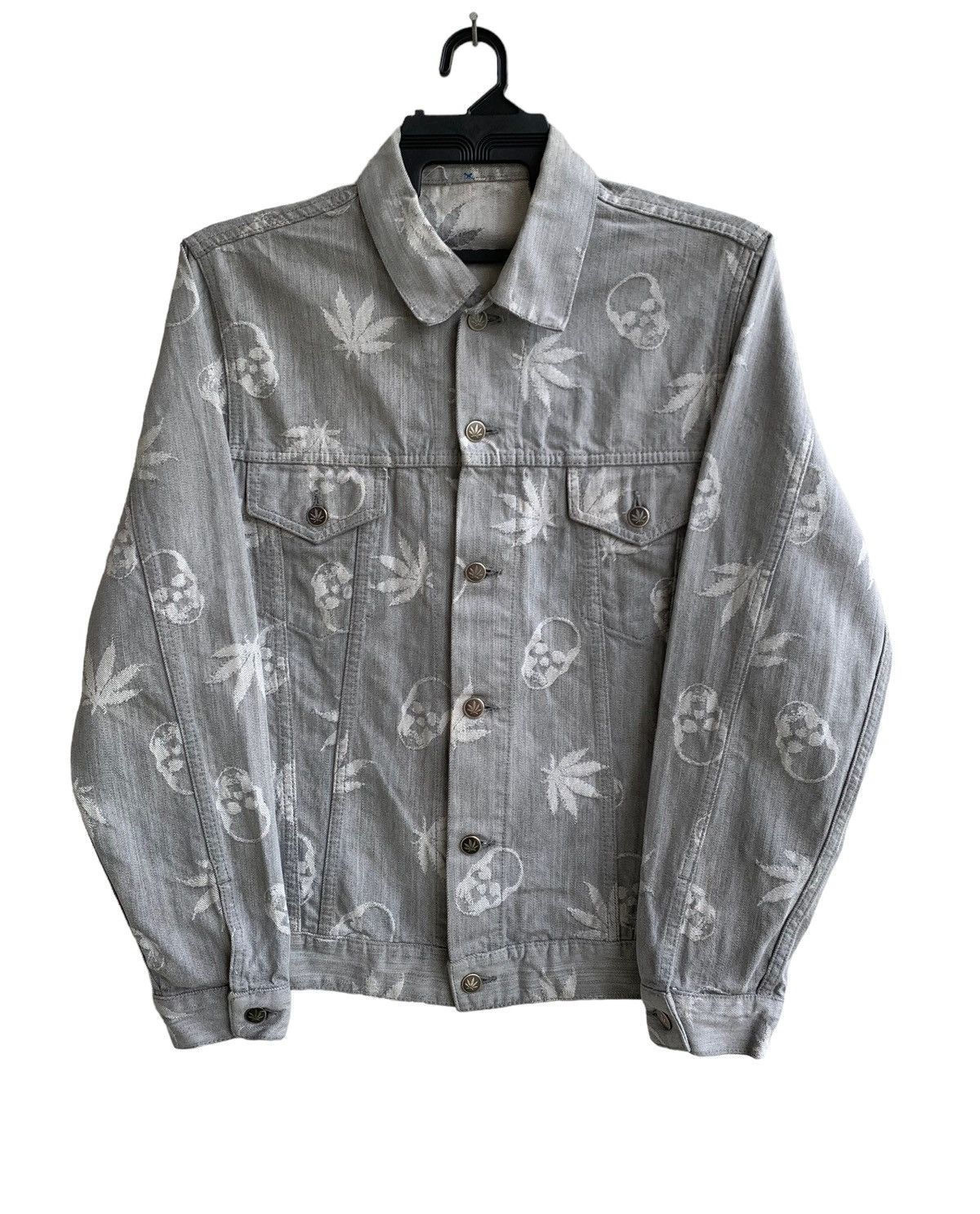 Helmut Lang 🔥Vtg Lucian Pellat Finet Trucker Skull marijuana leaves Size US S / EU 44-46 / 1 - 2 Thumbnail