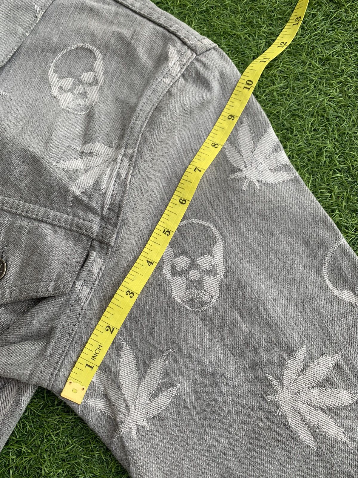 Helmut Lang 🔥Vtg Lucian Pellat Finet Trucker Skull marijuana leaves Size US S / EU 44-46 / 1 - 19 Thumbnail
