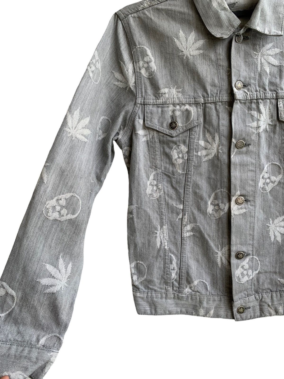 Helmut Lang 🔥Vtg Lucian Pellat Finet Trucker Skull marijuana leaves Size US S / EU 44-46 / 1 - 6 Thumbnail