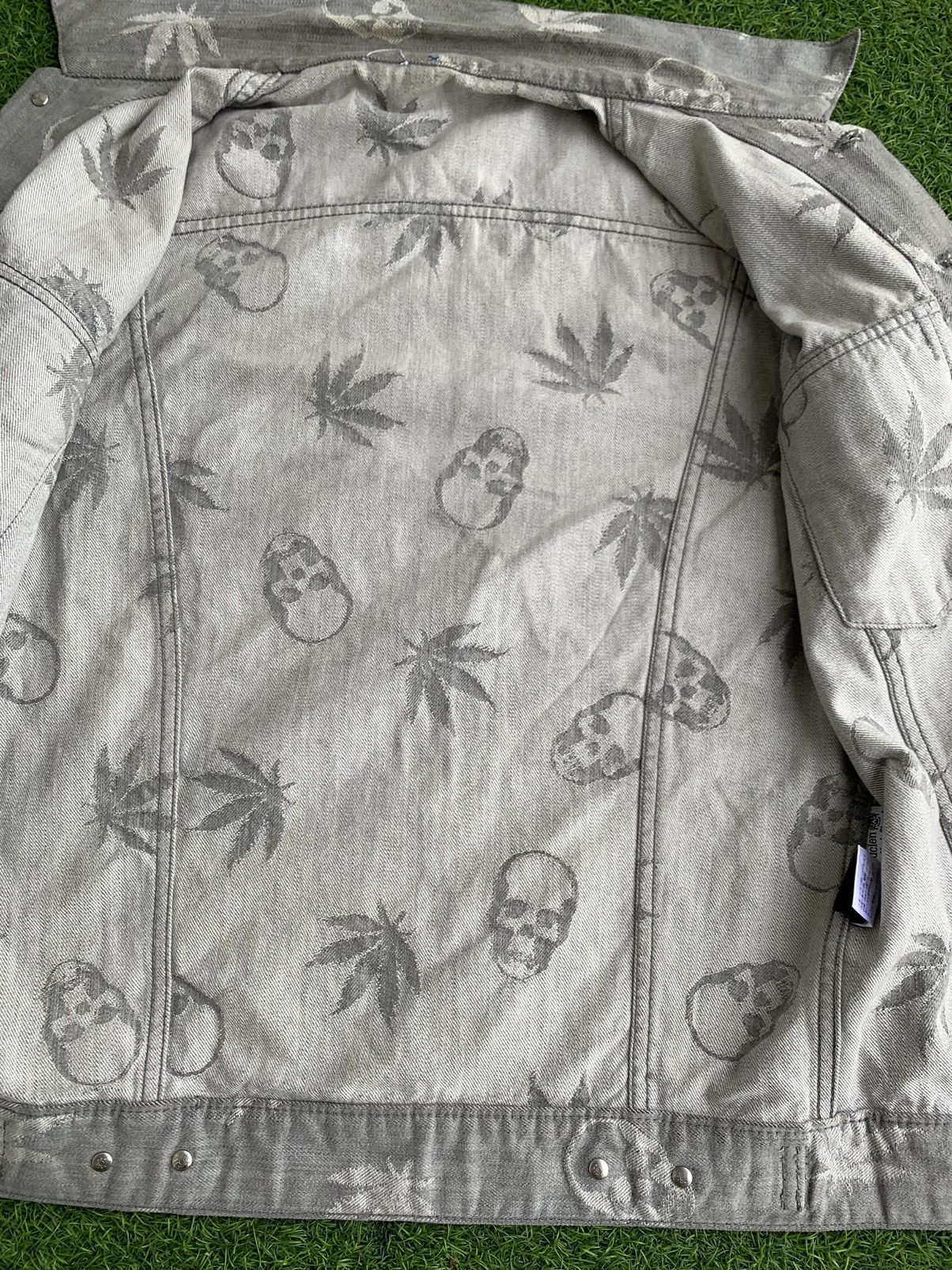 Helmut Lang 🔥Vtg Lucian Pellat Finet Trucker Skull marijuana leaves Size US S / EU 44-46 / 1 - 16 Thumbnail