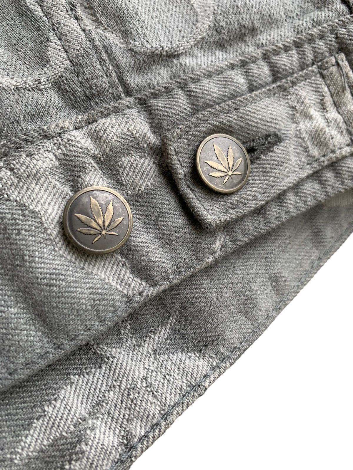 Helmut Lang 🔥Vtg Lucian Pellat Finet Trucker Skull marijuana leaves Size US S / EU 44-46 / 1 - 11 Thumbnail