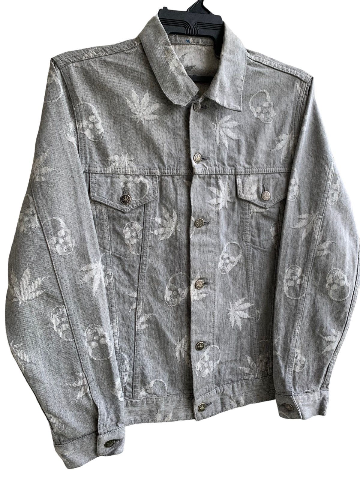 Helmut Lang 🔥Vtg Lucian Pellat Finet Trucker Skull marijuana leaves Size US S / EU 44-46 / 1 - 4 Thumbnail