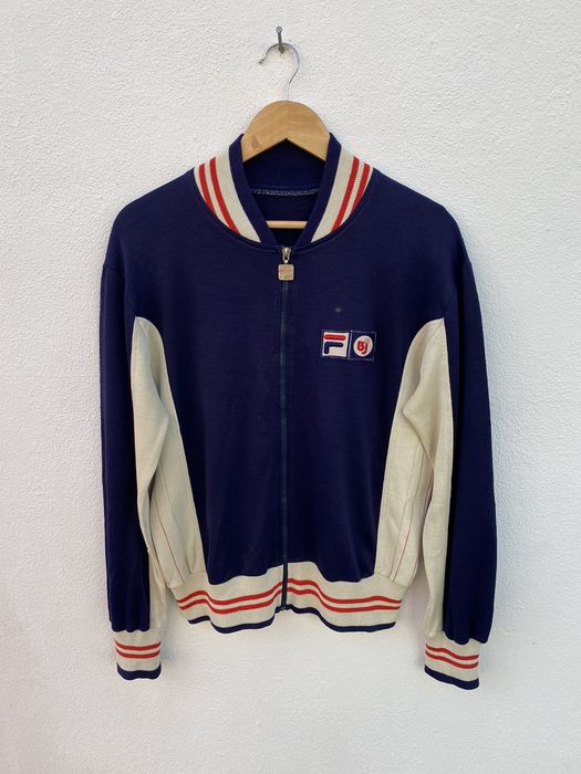 Fila borg best sale jacket vintage