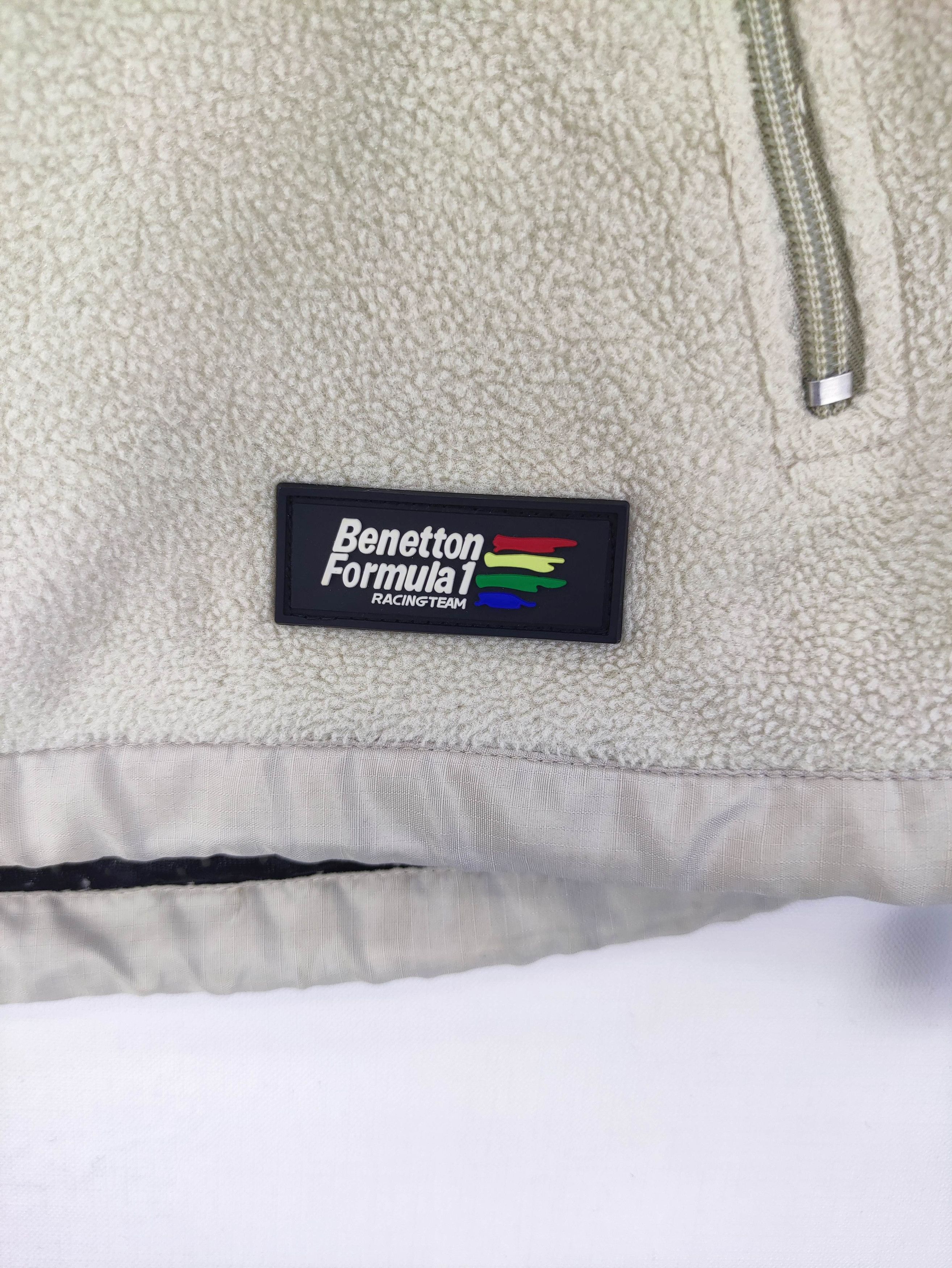 Benetton Vintage Benetton Fleece Vest Zipper Size US M / EU 48-50 / 2 - 2 Thumbnail