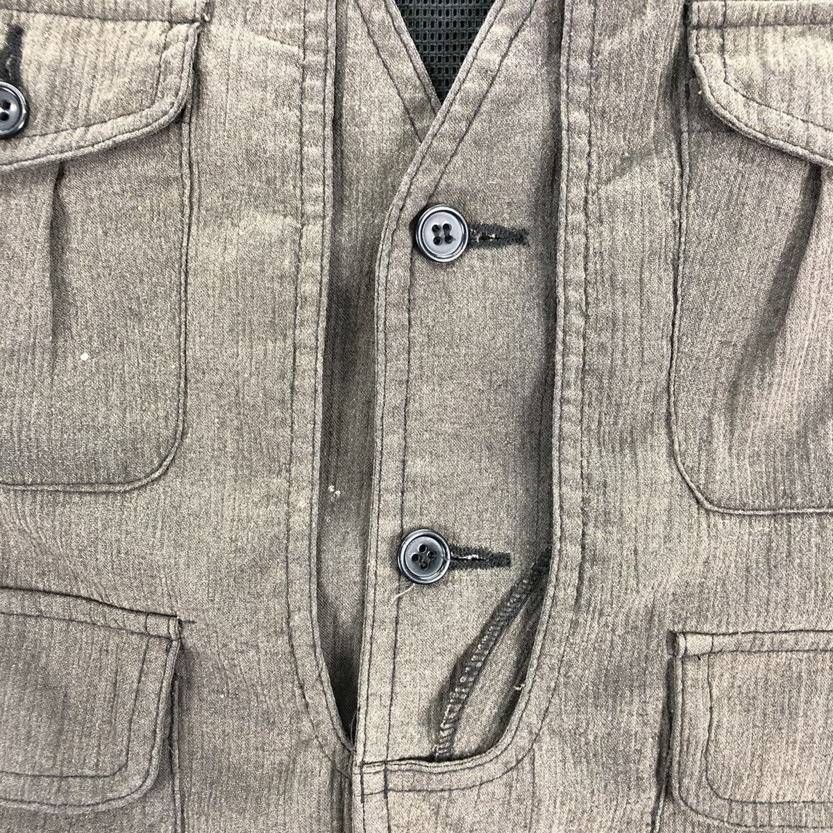 Japanese Brand × Vintage Vintagw 90's Vest Multi Compartment Pocket by Kurodaruma Size US M / EU 48-50 / 2 - 8 Thumbnail