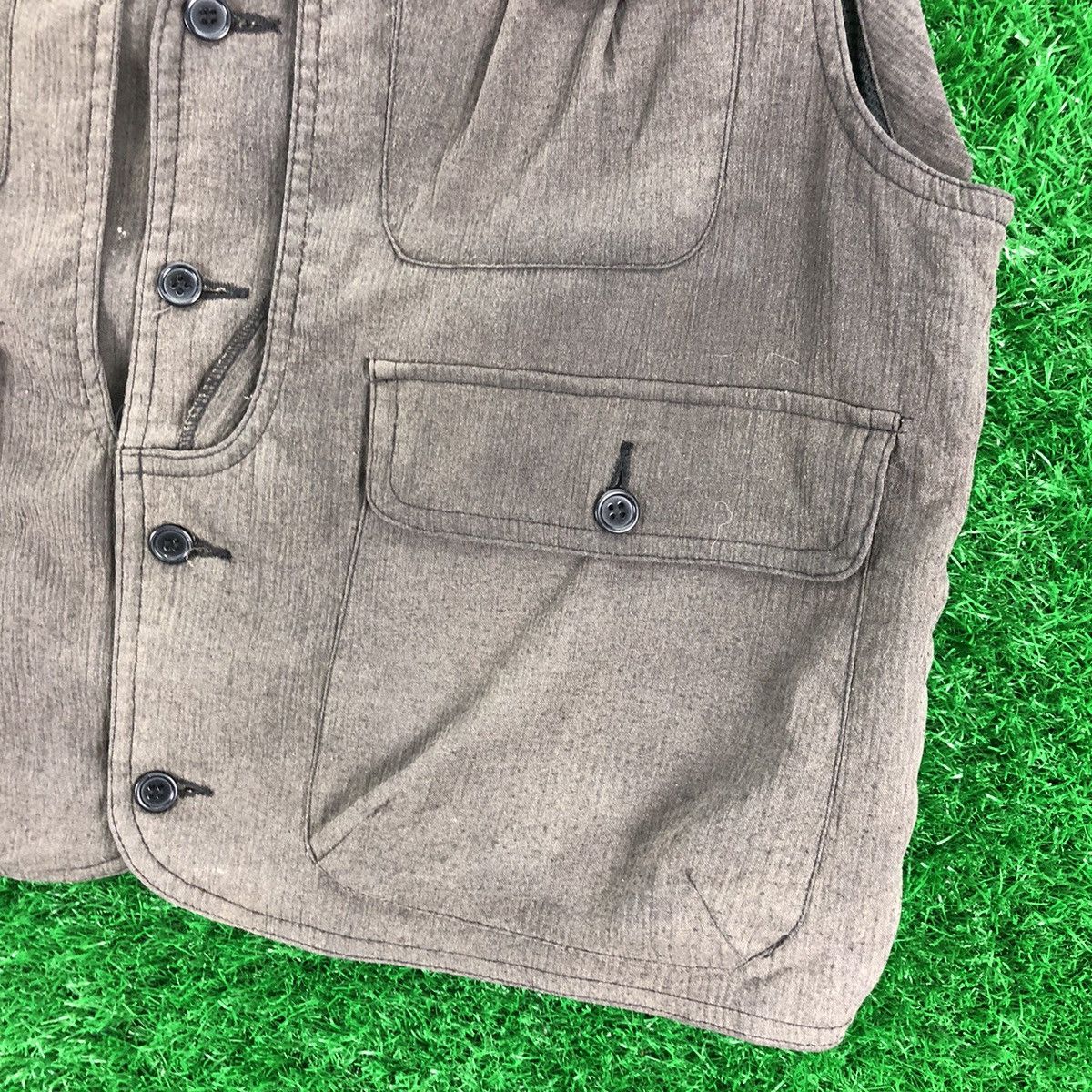 Japanese Brand × Vintage Vintagw 90's Vest Multi Compartment Pocket by Kurodaruma Size US M / EU 48-50 / 2 - 3 Thumbnail