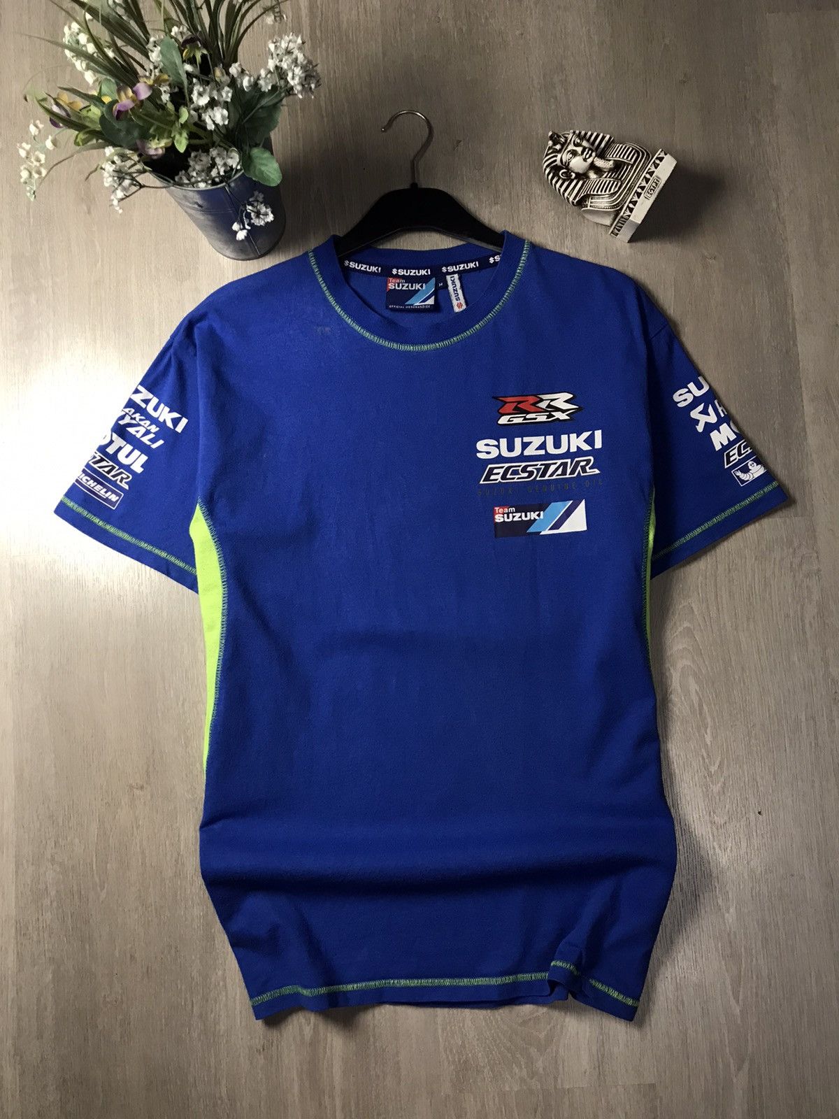 Vintage Vintage Suzuki team t shirt size M Size US M / EU 48-50 / 2 - 1 Thumbnail