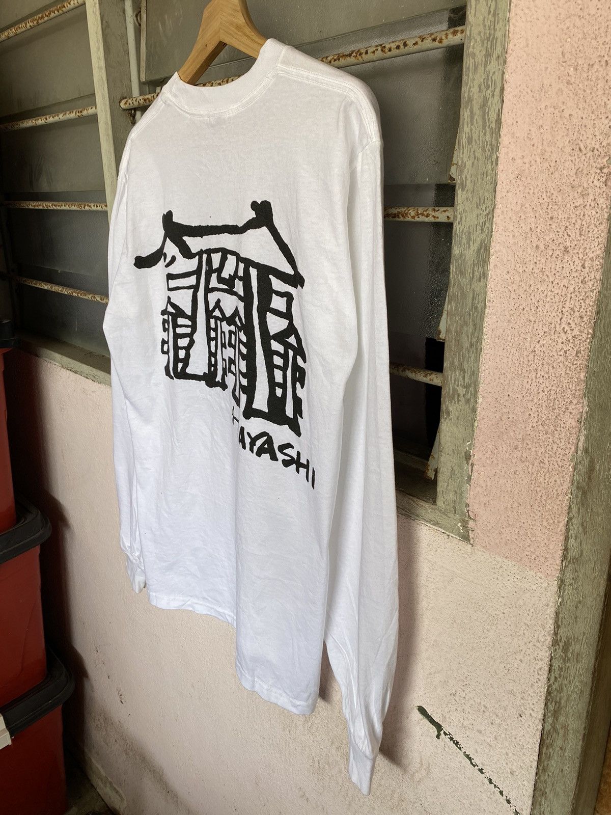 Anvil × Band Tees ⚡️Rare⚡️ Vintage Hayashi Spellout Long Sleeve Size US M / EU 48-50 / 2 - 4 Thumbnail