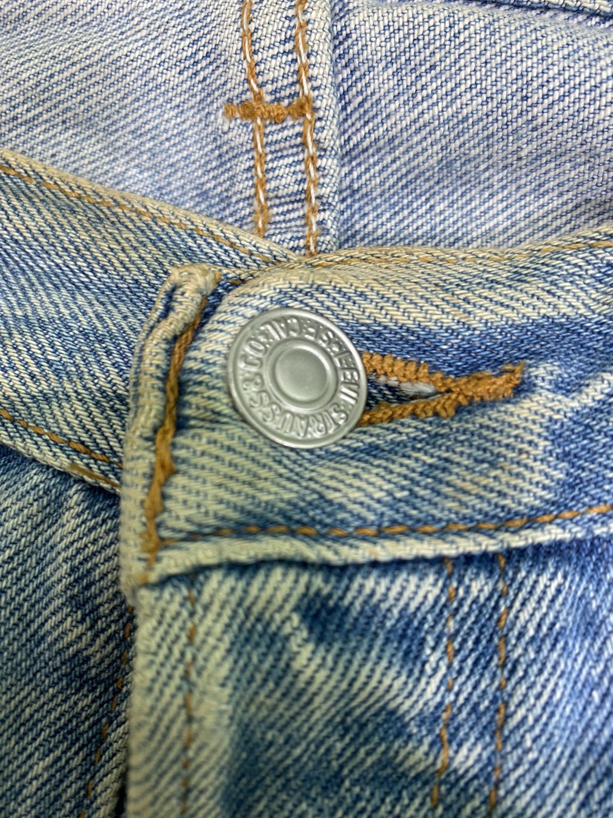 Levi's Vintage Clothing Vintage 90’s 501 made In Usa natural faded size 34 Size US 34 / EU 50 - 9 Thumbnail