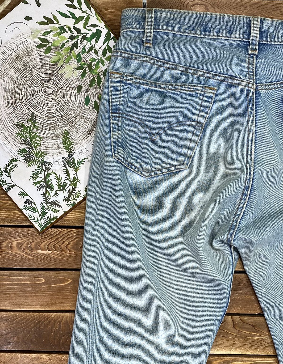 Levi's Vintage Clothing Vintage 90’s 501 made In Usa natural faded size 34 Size US 34 / EU 50 - 15 Thumbnail