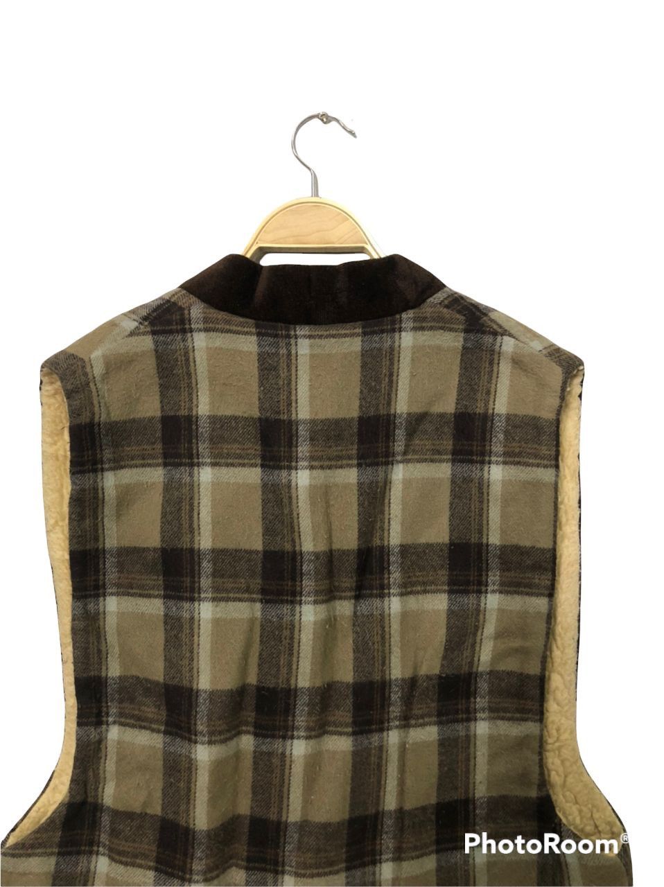 Japanese Brand Vintage Cousewin Plaid Sherpa Vest Jacket Size US M / EU 48-50 / 2 - 6 Thumbnail
