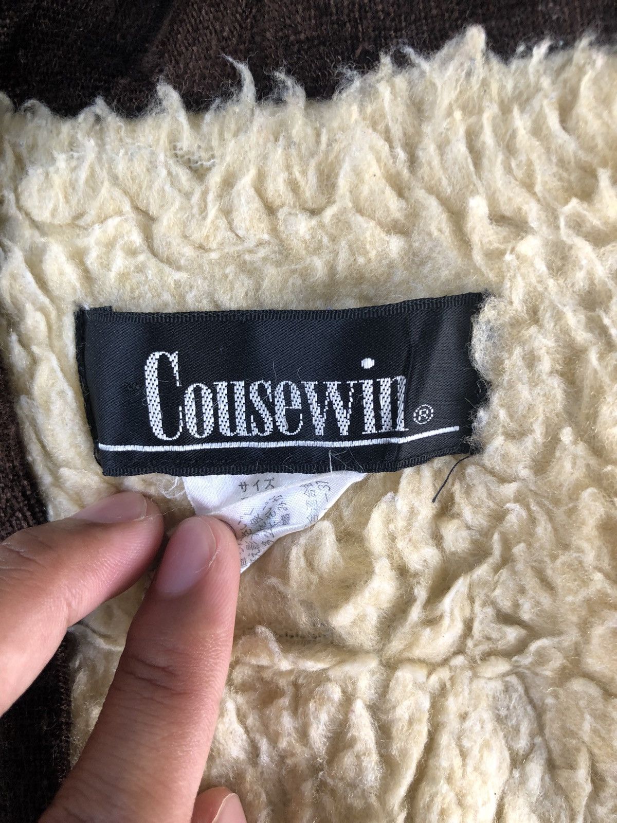 Japanese Brand Vintage Cousewin Plaid Sherpa Vest Jacket Size US M / EU 48-50 / 2 - 7 Thumbnail