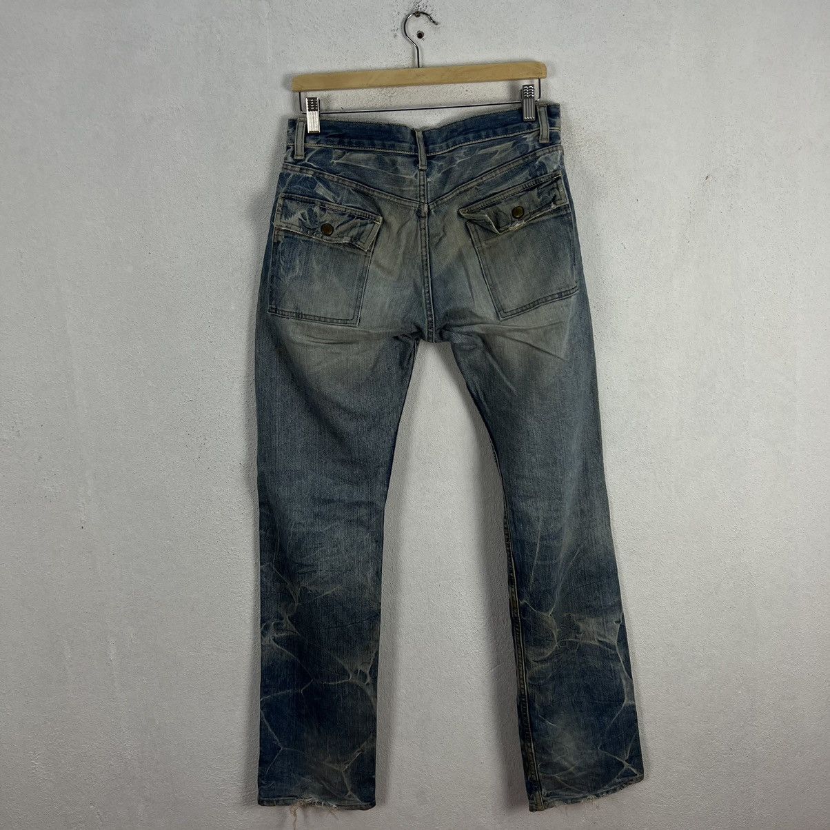 Japanese Brand VINTAGE ETERNAL JAPAN MADE CARGO POCKET DENIM JEANS Size US 34 / EU 50 - 9 Thumbnail