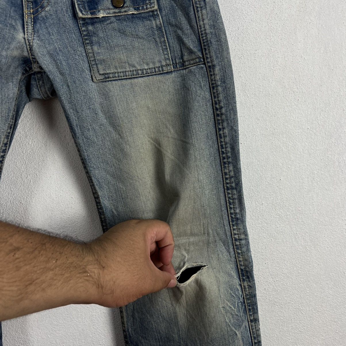 Japanese Brand VINTAGE ETERNAL JAPAN MADE CARGO POCKET DENIM JEANS Size US 34 / EU 50 - 8 Thumbnail