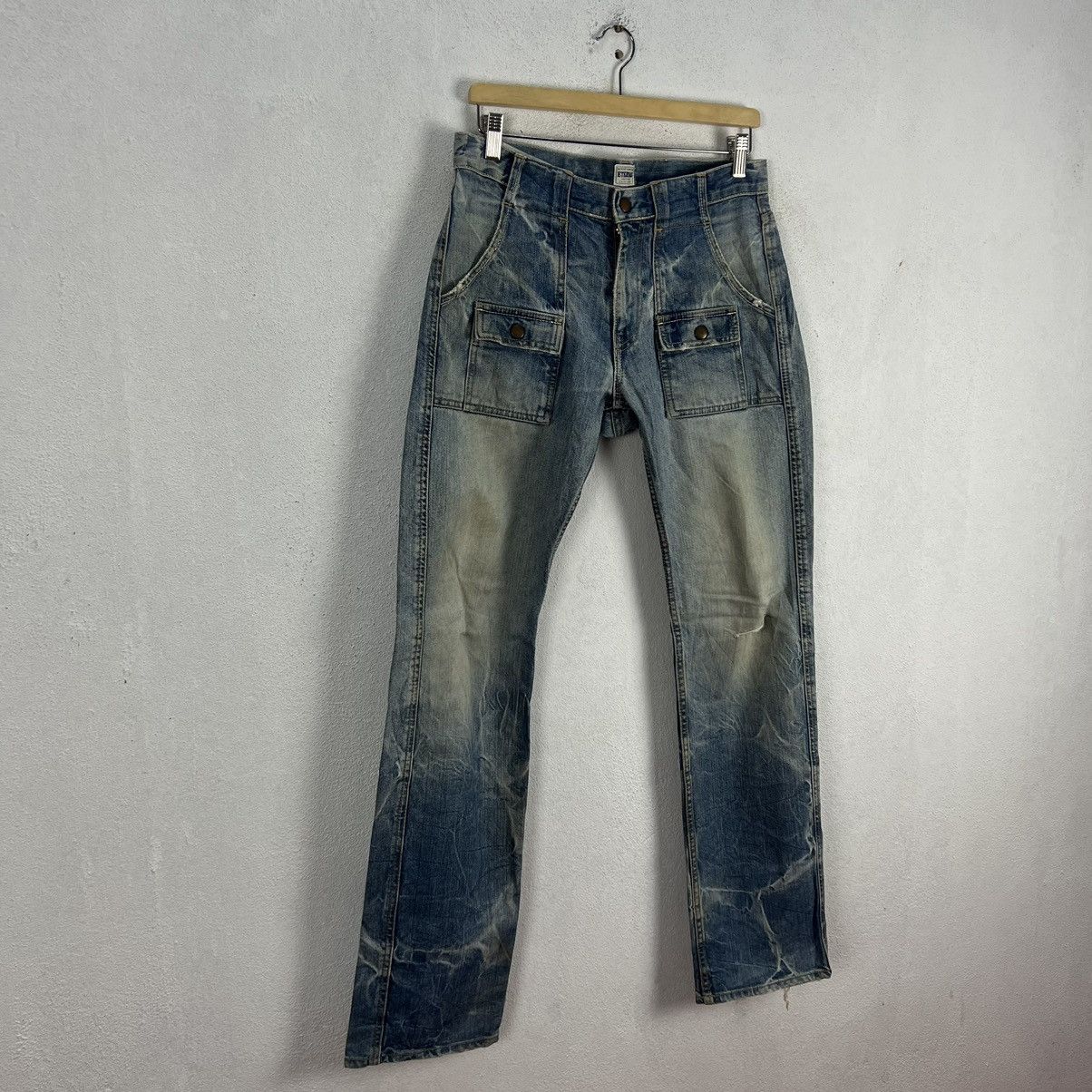 Japanese Brand VINTAGE ETERNAL JAPAN MADE CARGO POCKET DENIM JEANS Size US 34 / EU 50 - 2 Thumbnail