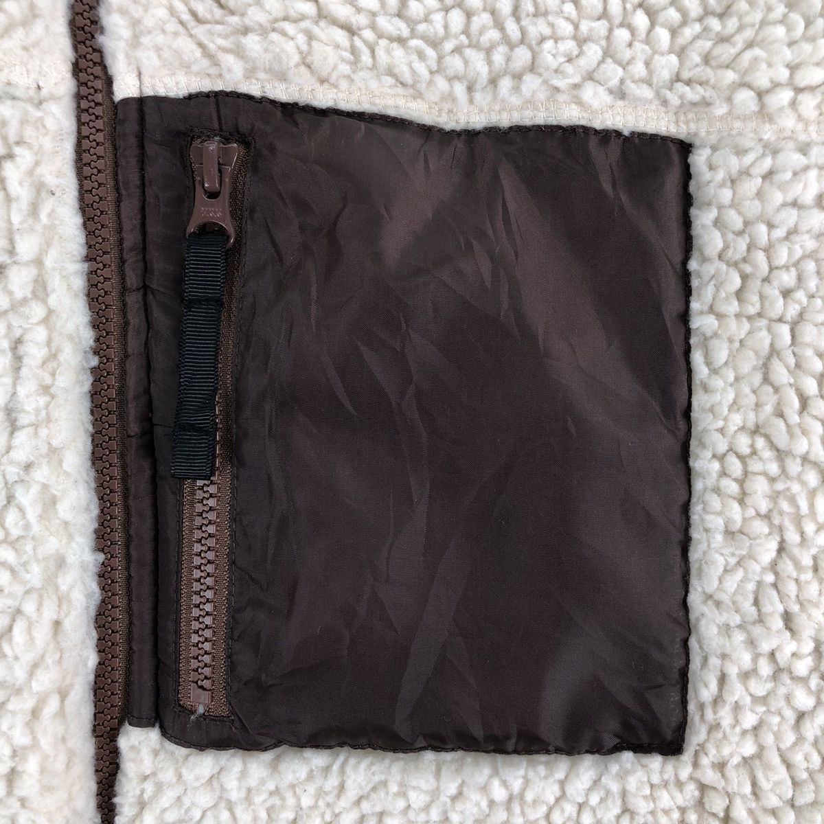 Japanese Brand Bulky Sherpa Autumn Winter Zipper Jacket Outdoor by Wego Size US M / EU 48-50 / 2 - 8 Thumbnail