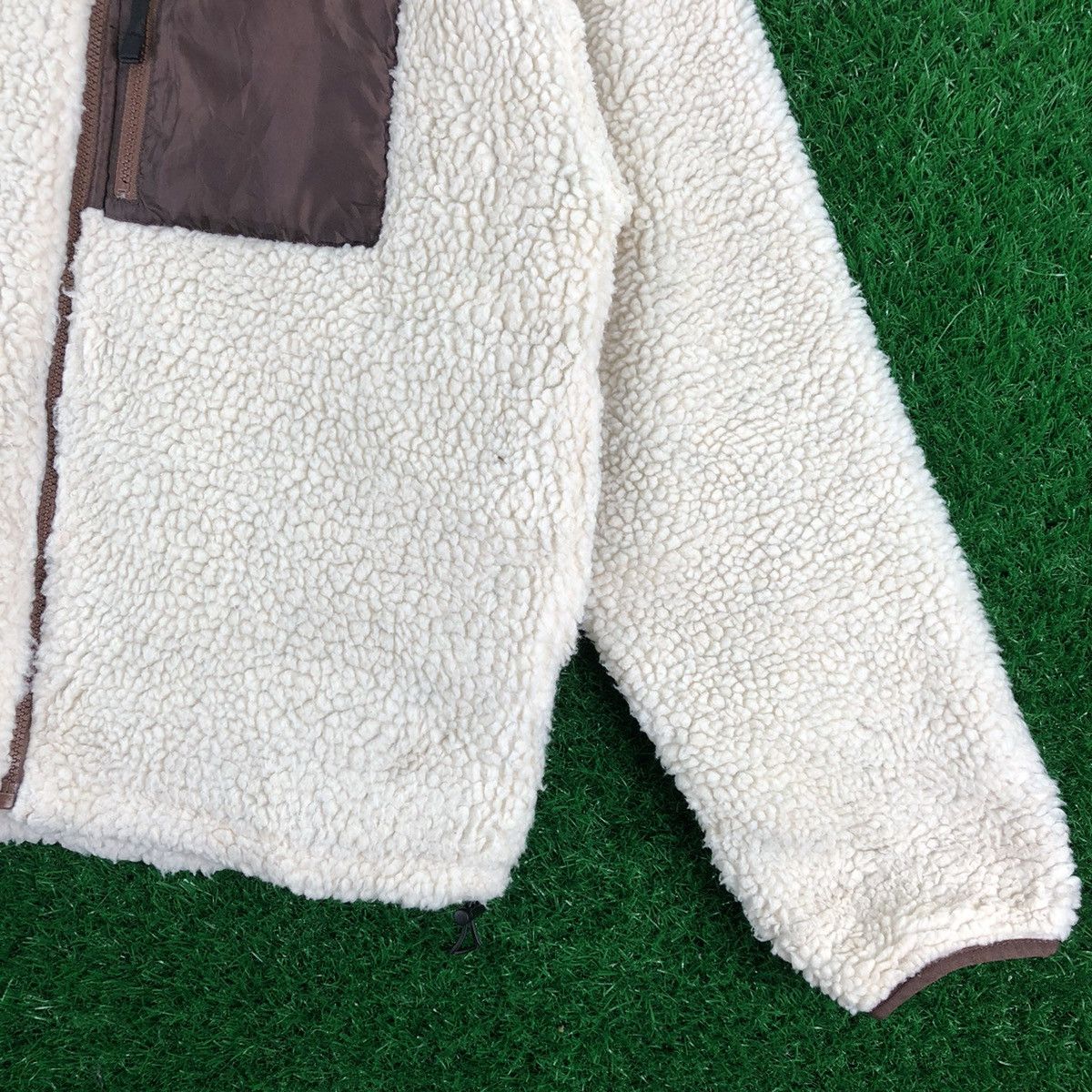 Japanese Brand Bulky Sherpa Autumn Winter Zipper Jacket Outdoor by Wego Size US M / EU 48-50 / 2 - 3 Thumbnail