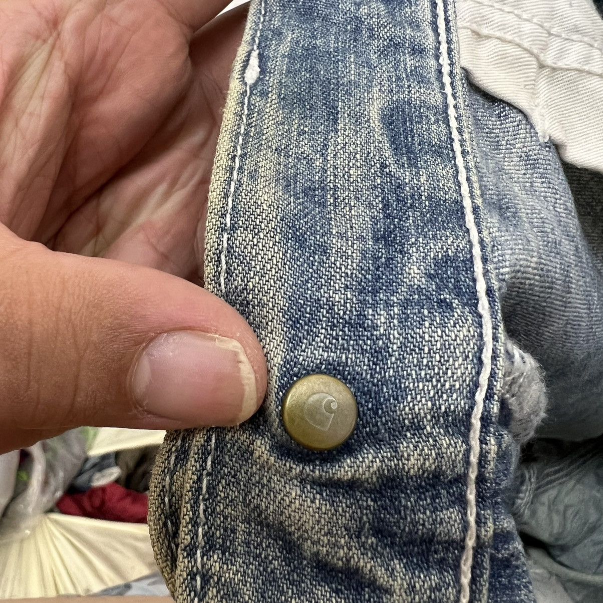 Carhartt VINTAGE CARHARTT SHORT DENIM PANTS DISTRESSED DESIGN WEAR Size US 34 / EU 50 - 13 Thumbnail