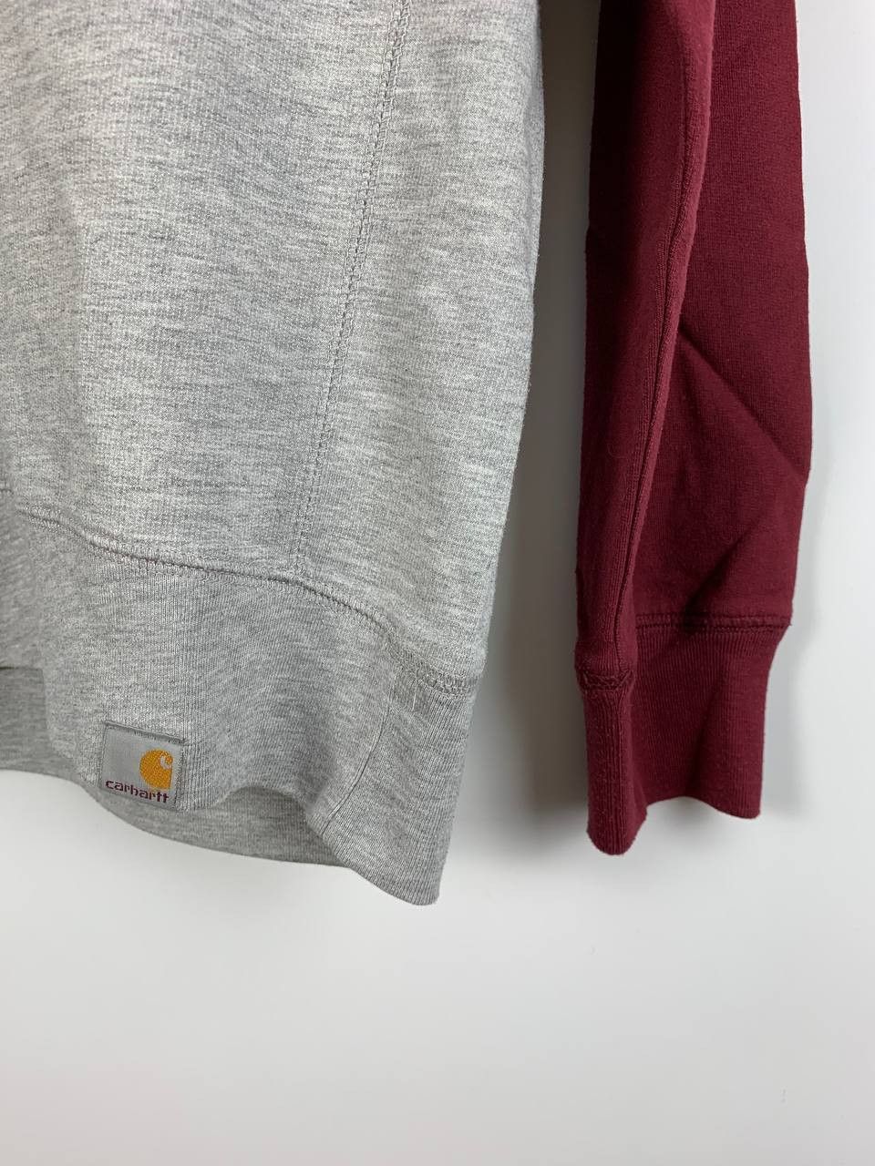 Carhartt Carhartt sweatshirt grey burgundy cotton S Size US S / EU 44-46 / 1 - 6 Thumbnail