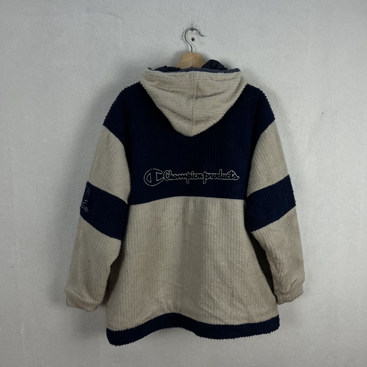 Japanese Brand VINTAGE CHAMPION FLEECE JACKET ZIPPER BIG LOGO Size US M / EU 48-50 / 2 - 8 Thumbnail