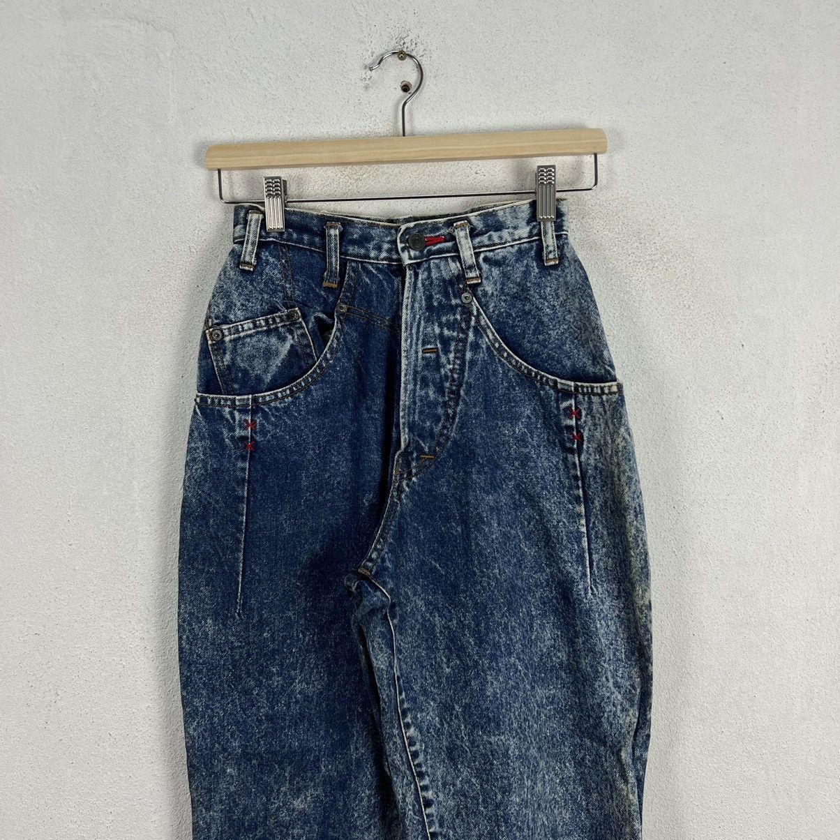 Japanese Brand VINTAGE CHIME JAPAN DENIM JEANS INSPIRED ISSEY MIYAKE Size 28" / US 6 / IT 42 - 3 Thumbnail
