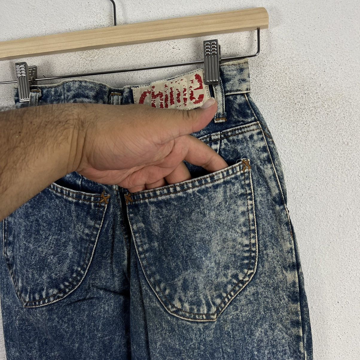 Japanese Brand VINTAGE CHIME JAPAN DENIM JEANS INSPIRED ISSEY MIYAKE Size 28" / US 6 / IT 42 - 9 Thumbnail