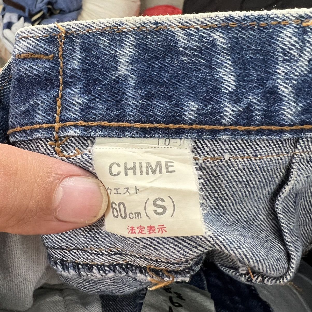 Japanese Brand VINTAGE CHIME JAPAN DENIM JEANS INSPIRED ISSEY MIYAKE Size 28" / US 6 / IT 42 - 10 Thumbnail