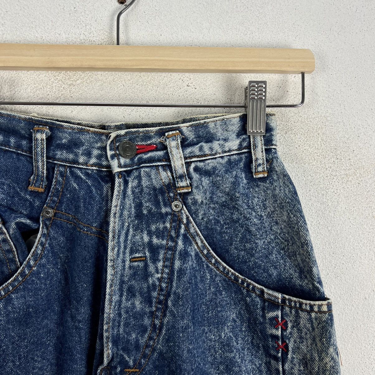 Japanese Brand VINTAGE CHIME JAPAN DENIM JEANS INSPIRED ISSEY MIYAKE Size 28" / US 6 / IT 42 - 5 Thumbnail