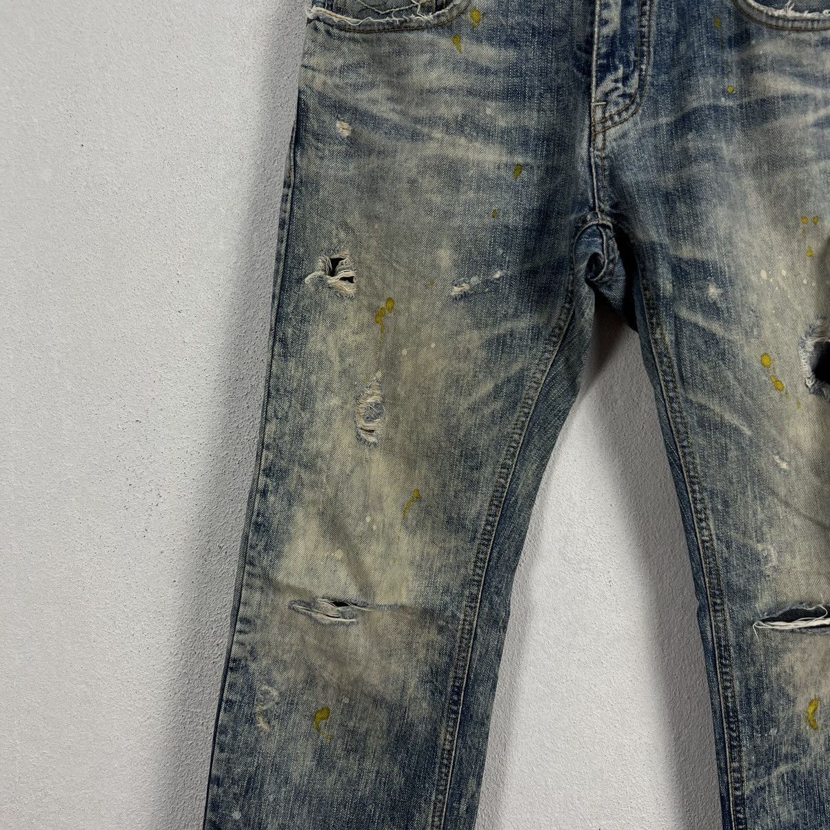 Japanese Brand VINTAGE DPSR JEAN DISTRESSED DENIM DESIGN JEANS Size US 34 / EU 50 - 4 Thumbnail