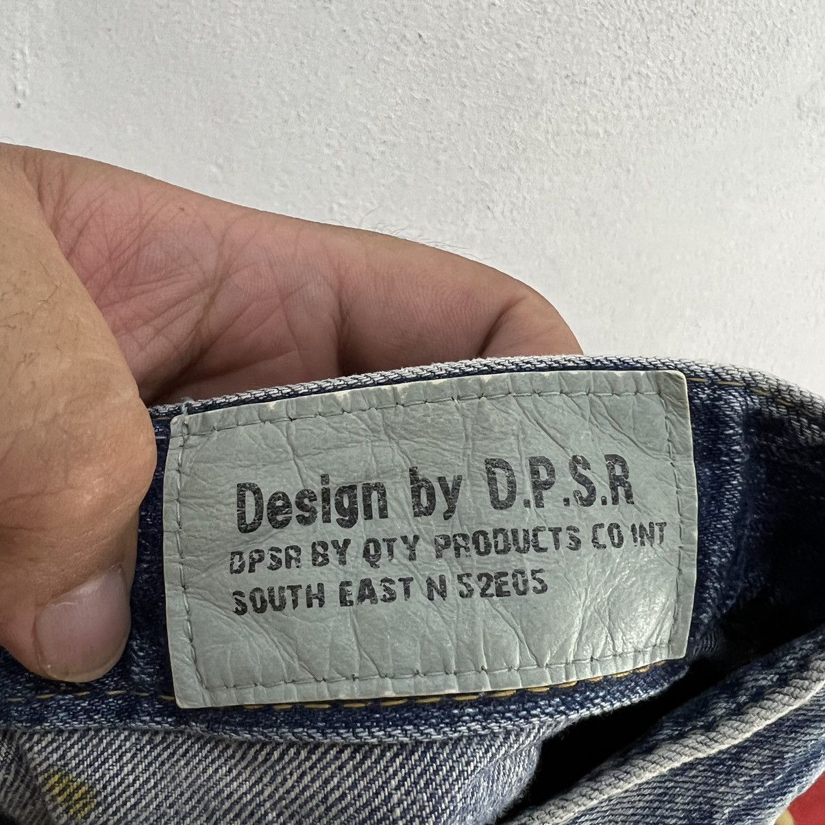Japanese Brand VINTAGE DPSR JEAN DISTRESSED DENIM DESIGN JEANS Size US 34 / EU 50 - 14 Thumbnail